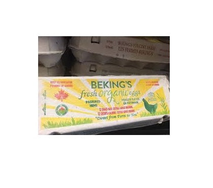 Beking's Farm Organic Large Eggs