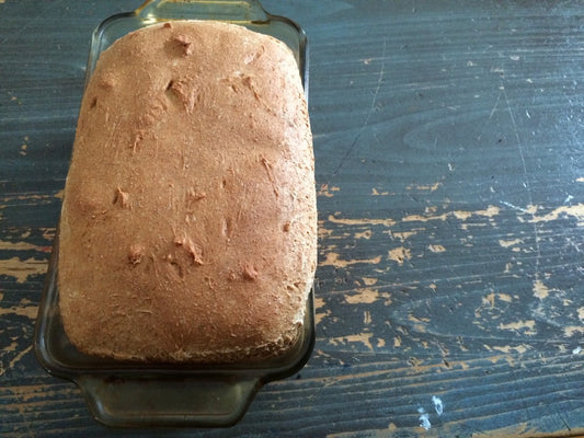 Freshly baked organic bread