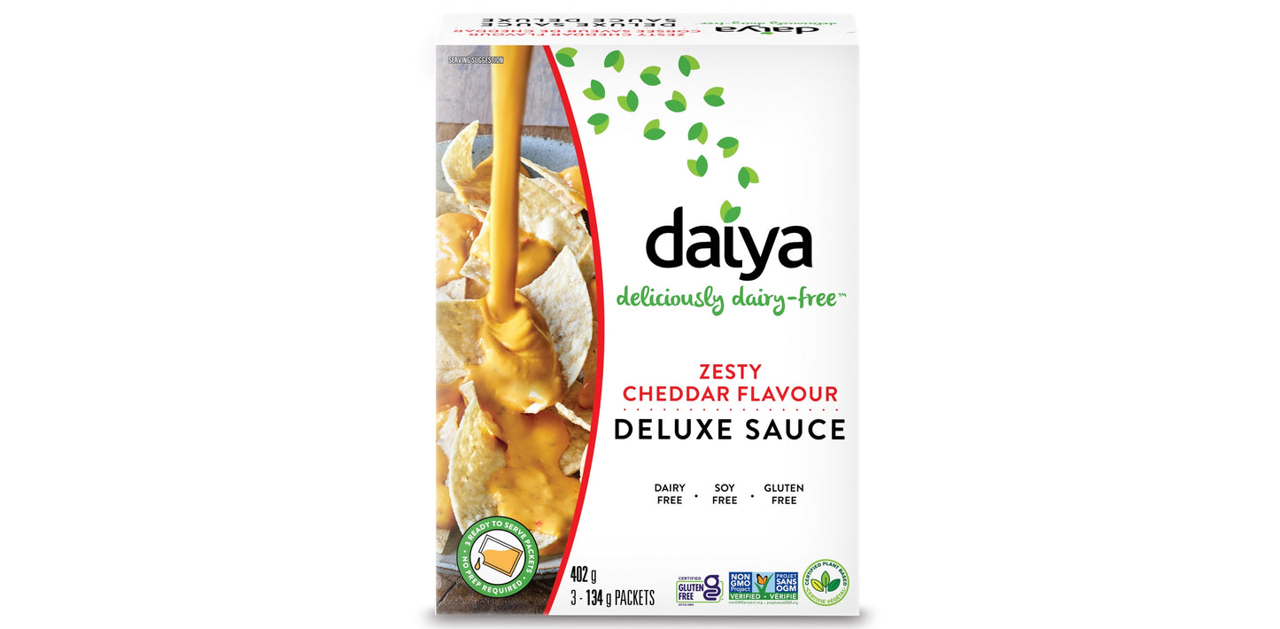 Daiya Zesty Cheddar Style Deluxe Sauce, 402g