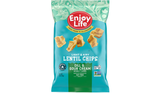 Enjoy Life GF Dill Sour Cream Lentil Chips, 113g