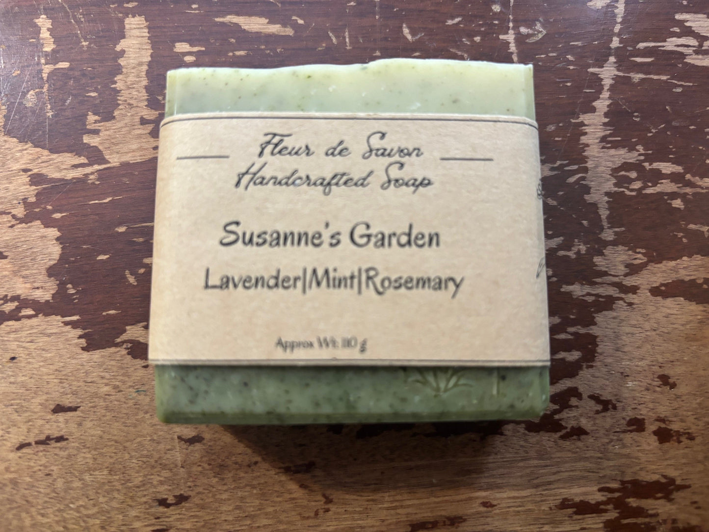 Savon à la glycérine bleu lavande The Soap Works