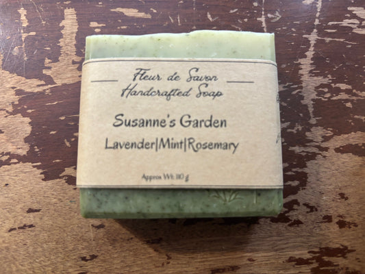 Savon à la glycérine bleu lavande The Soap Works