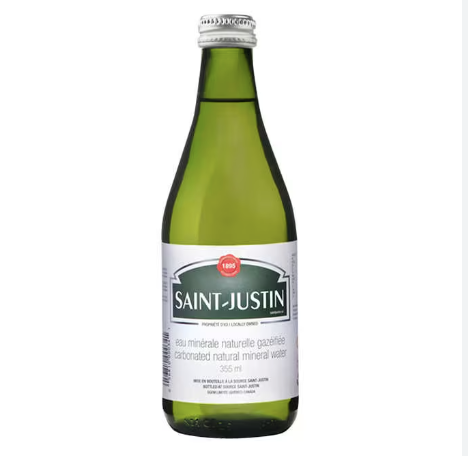 San Justin Carbonated Water, 6 x 355 ml