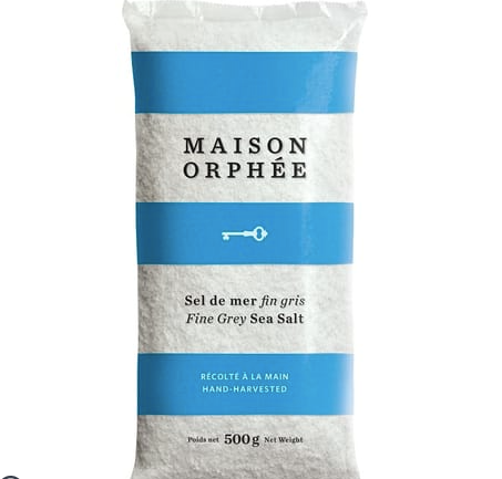 Maison Orphee Fine Grey Sea Salt, 500g