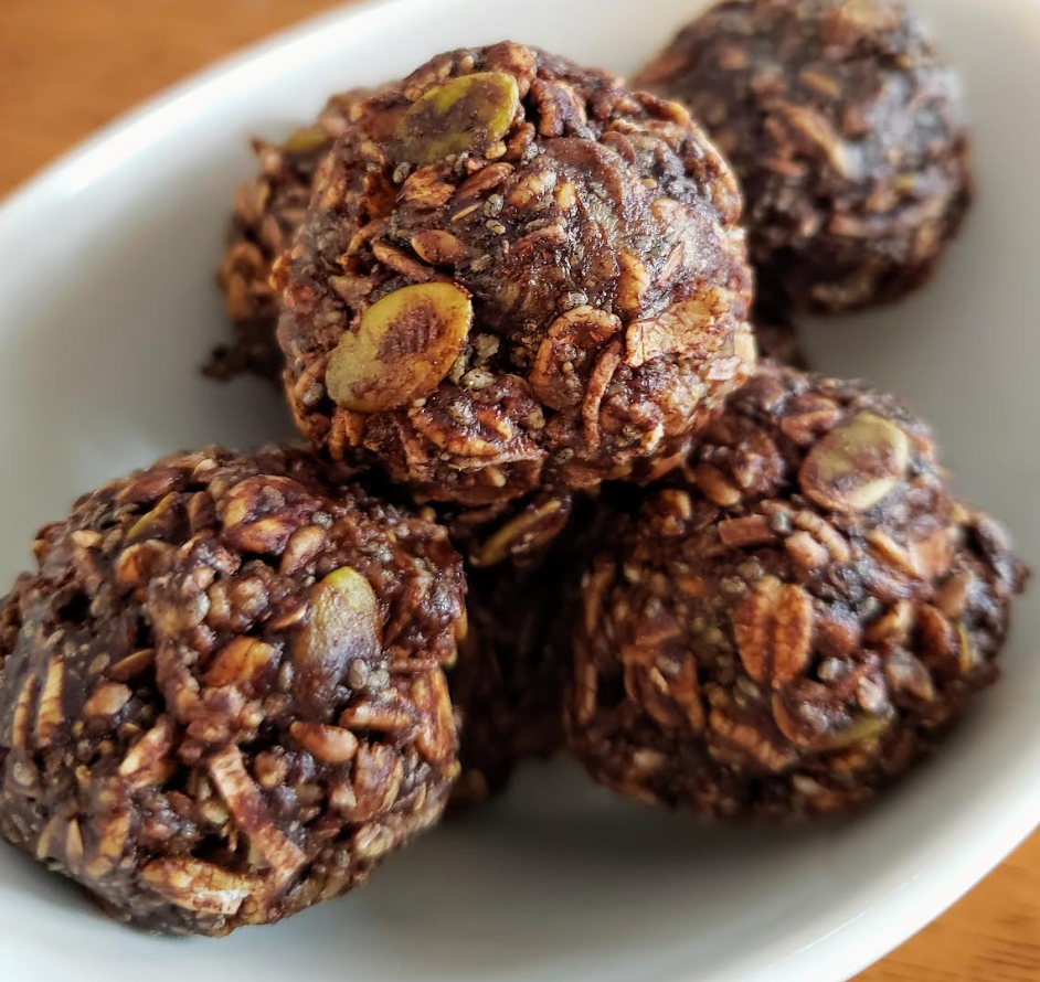 .Chocolate Oat Bites, Bag of 3