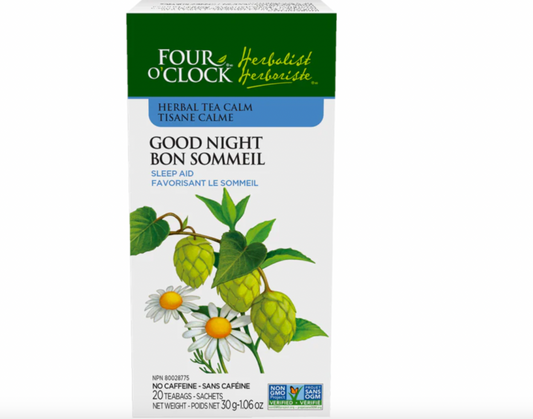 Four O'Clock Good Night Calm Tea, 20 bags