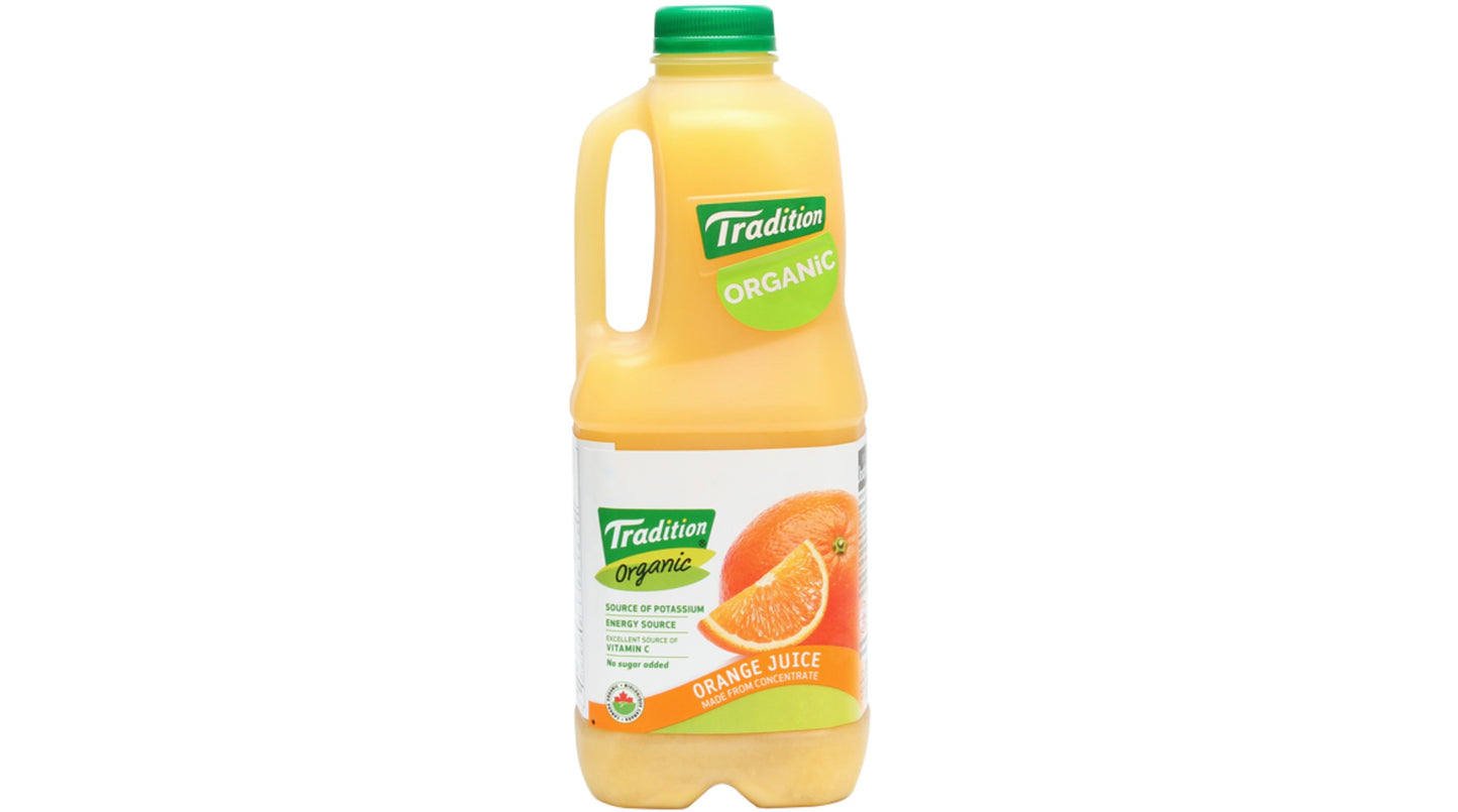 Tradition Organic Orange Juice, 1.5L (from concentrate)