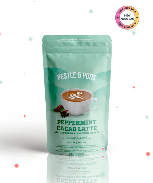 Pestle & Pods Cacao Peppermint Latte, 70 g