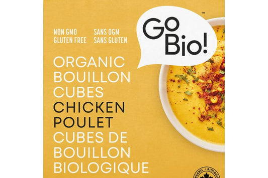 Go Bio No-Salt Chicken Bouillon Cubes, 54 g