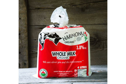 Harmony Whole Milk 3.8%, 4L bag