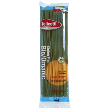 Felicetti Organic Rice & Corn Spaghetti Pasta, 340g