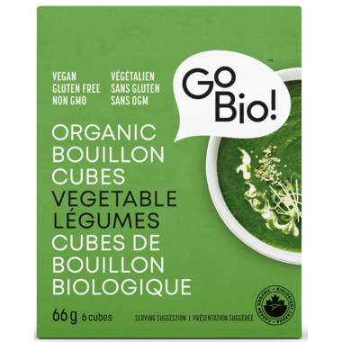 Go Bio Yeast-Free Vegetable Bouillon Cubes, 66 g