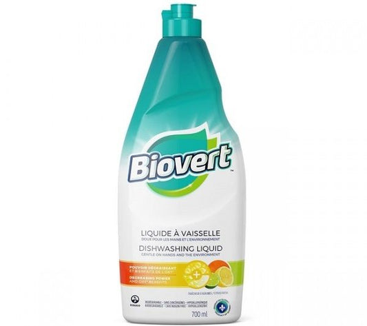 Biovert (BLK) Dishwashing Liquid Citrus Fresh, 700 ml