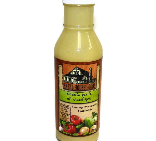 Vinaigrette et marinade à l'ail classique Snell House, 350 ml