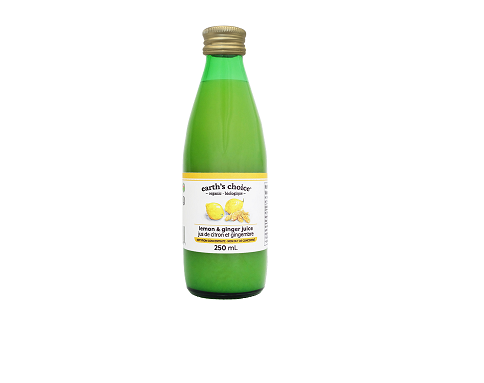 Earth's Choice Jus de Citron, biologique 250 ml