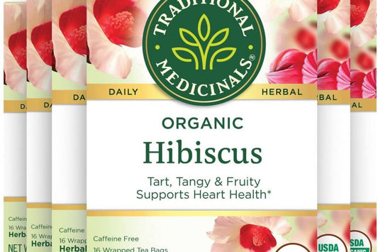 Traditional Medicinals Hibiscus Herbal Tea, 28g