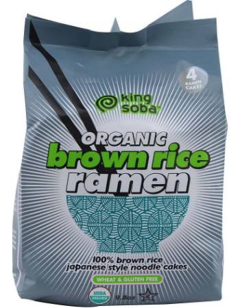 King Soba Organic Brown Rice Ramen, 280g