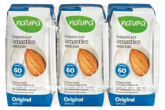 Natura Enriched Original Almond Beverage, 3x200ml