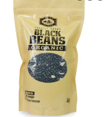 Ontario Grown Organic Black Beans, 1kg