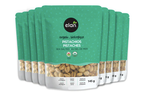 Elan Organic Sea Salted Pistachios, 145g