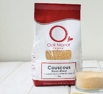 Oak Manor Whole Wheat Organic Couscous, 1 kg