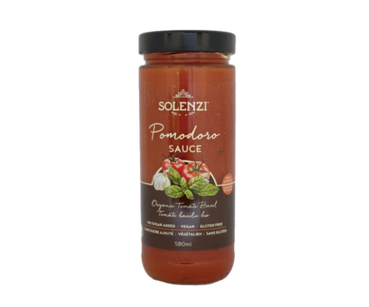 Solenzi Organic Pomodoro Sauce, 580 ml