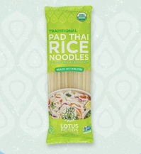 Lotus Foods Traditional Pad Thai Noodles, 227gg