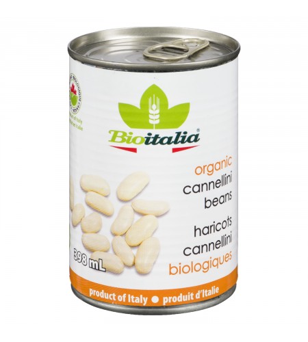 Bioitalia Organic Cannellini Beans (no salt), 398ml