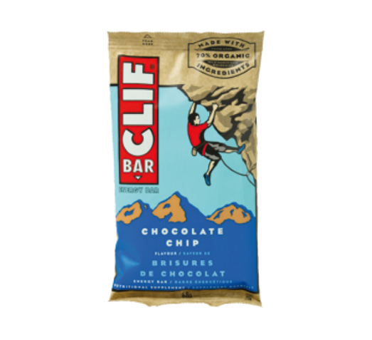 Barre aux pépites de chocolat Cliff, 68 g