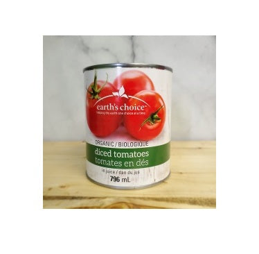 Earth's Choice Tomates en dés, 796 ml