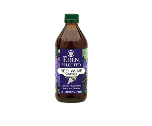 Eden Foods Unpasteurized Red Wine Vinegar, 473 ml