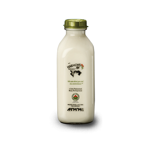 Harmony Milk 1%, 1L - Glass