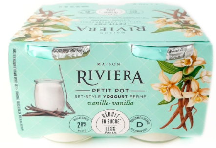 Maison Riviera Vanilla Yogurt (4x120 g)