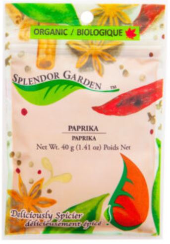 Splendor Garden Paprika, 40g