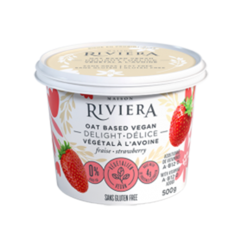 Maison Riviera "Yogourt" à base d'avoine et de fraise, 500g