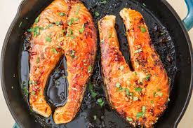 Chinook salmon steak (FRZ)