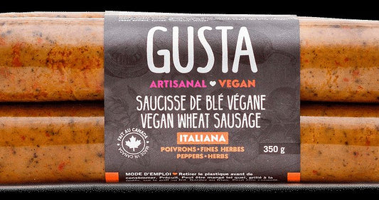 Gusta Italiana Vegan Wheat Sausage, 350 g